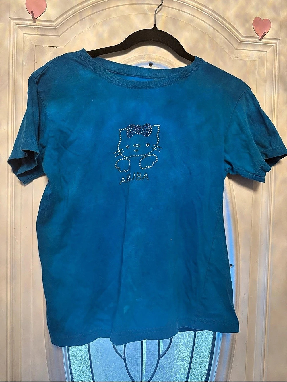 ARUBA Short Sleeve Cotton Tee in Blue
